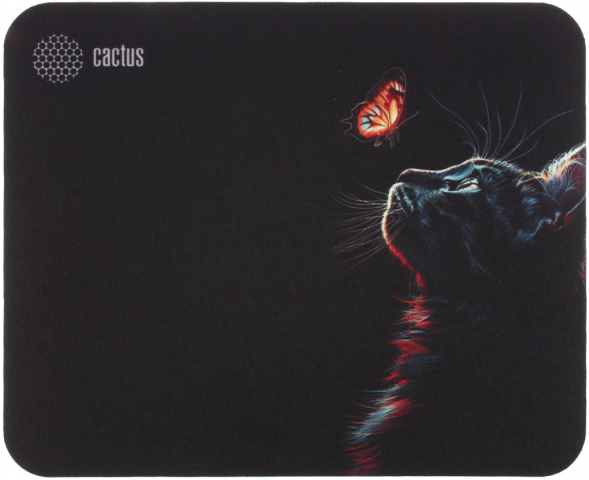 Коврик для мыши Cactus 220×180×2 мм, Night Cat Коврик для мыши Cactus 220×180×2 мм, Night Cat