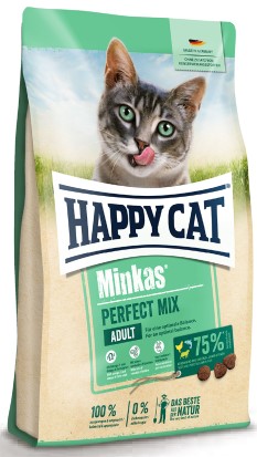 Корм сухой Happy Cat Minkas Perfect Mix (для взрослых кошек), 1,5 кг