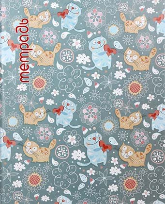 Тетрадь общая А5, 48 л. на скобе «Мультяшные коты», 165*205 мм, клетка Тетрадь общая А5, 48 л. на скобе «Мультяшные коты», 165*205 мм, клетка