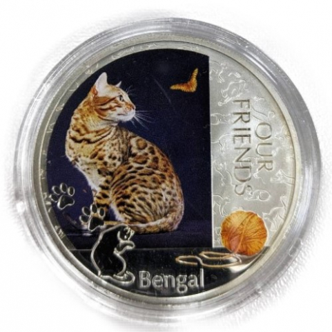 Монета в круглой коробке Our Friends диаметр 3,9 см, Bengal