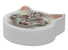 Ластик ErichKrause Big City Cats, 25*25*7 мм