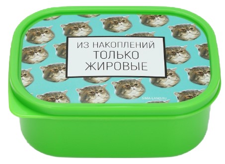 Ланч-бокс прямоугольный Sima Land 0,5 л, «Накопления» Ланч-бокс прямоугольный Sima Land 0,5 л, «Накопления»