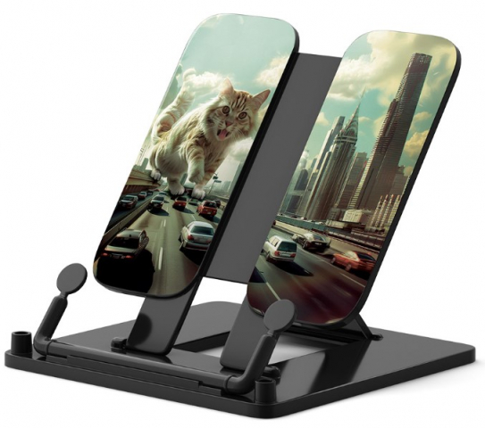 Подставка для книг пластиковая ErichKrause 235×190 мм, Big City Cats