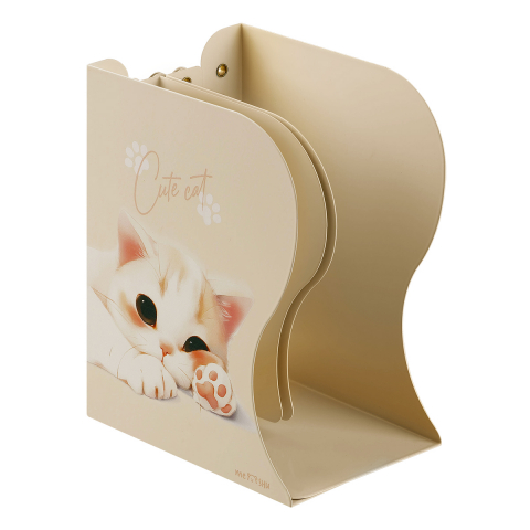 Подставка для книг металлическая Meshu 17,5×13,5×10 см, Cute Cat Подставка для книг металлическая Meshu 17,5×13,5×10 см, Cute Cat