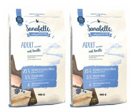 Корм сухой Bosch Sanabelle Adult (для взрослых кошек) 2 шт., 400 г, с форелью Корм сухой Bosch Sanabelle Adult (для взрослых кошек) 2 шт., 400 г, с форелью