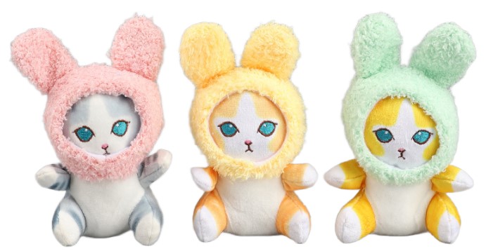 Игрушка мягкая на брелоке Sima-Land 11 см, «Котик в костюме зайки», ассорти Игрушка мягкая на брелоке Sima-Land 11 см, «Котик в костюме зайки», ассорти