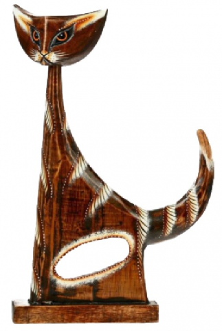 Сувенир деревянный Sima-Land, 35*28*5 см, «Лунный кот» Сувенир деревянный Sima-Land, 35*28*5 см, «Лунный кот»