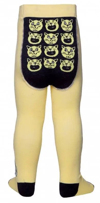 Колготки детские Tip-Top, размер 62-74, светло-желтые
