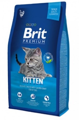 Корм сухой Brit Premium Kitten (для котят) 2 кг, с курицей