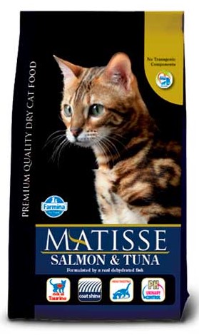 Корм сухой Matisse (для взрослых кошек) 1,5 кг, лосось с тунцом