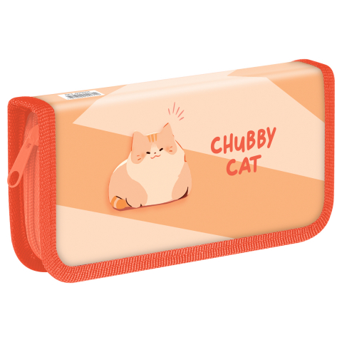 Пенал однокамерный ArtSpace 190×90 мм, Chubby Cat