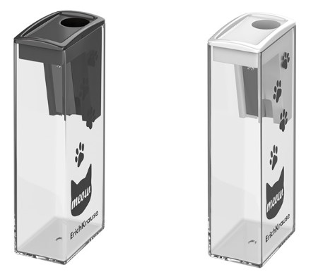 Точилка пластиковая ErichKrause City, 1 отверстие, с контейнером, Meow, ассорти Точилка пластиковая ErichKrause City, 1 отверстие, с контейнером, Meow, ассорти