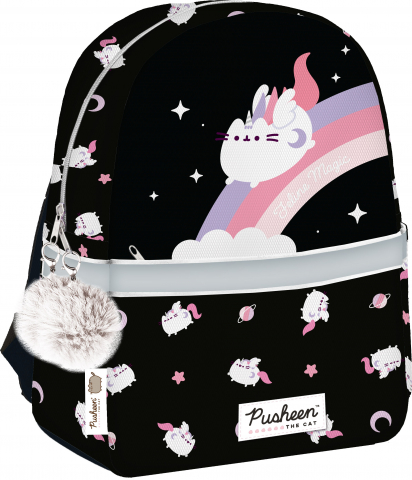 Рюкзак школьный Pusheen, 290*385*150 мм, черный