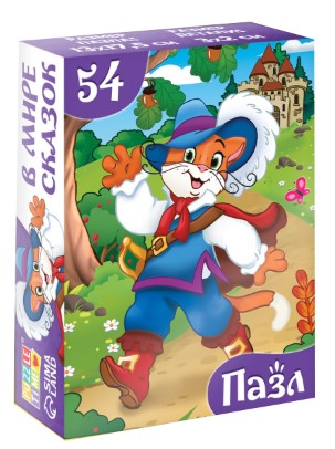 Пазлы детские Sima-Land 17,5×13 см, 54 элемента, «Кот в сапогах» Пазлы детские Sima-Land 17,5×13 см, 54 элемента, «Кот в сапогах»