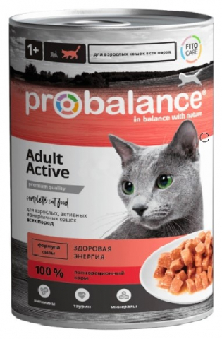 Корм влажный ProBalance Active (для активных кошек), 415 г