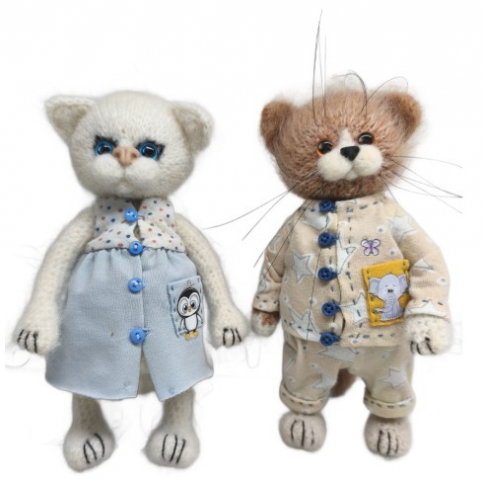 Игрушка мягкая «Кот» (Пинчук М.Ю.) 9,5×9×17 см, ассорти Игрушка мягкая «Кот» (Пинчук М.Ю.) 9,5×9×17 см, ассорти