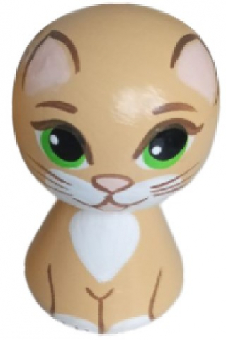 Фигурка деревянная «Кот» 6,5×3,7 см