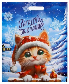 Пакет упаковочный Sima-Land , 37*46 см, 60 мкм, «Загадай желание»