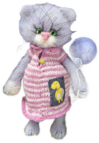 Игрушка мягкая «Кот» (Пинчук М.Ю.), 19,5*12*12,2 см, ассорти Игрушка мягкая «Кот» (Пинчук М.Ю.), 19,5*12*12,2 см, ассорти