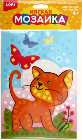 Набор для творчества «Мягкая мозаика» Lori, «Котенок», 4+ Набор для творчества «Мягкая мозаика» Lori, «Котенок», 4+