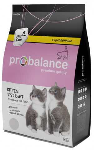 Корм сухой ProBalance 1'st Diet (для котят), 400 г Корм сухой ProBalance 1'st Diet (для котят), 400 г