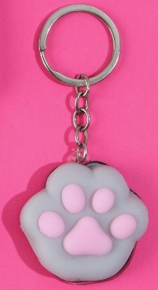 Брелок акриловый Sima-Land 4,5×4 см, «Лапка» Брелок акриловый Sima-Land 4,5×4 см, «Лапка»