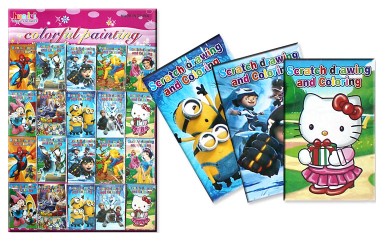 Набор для творчества «Гравюра. Царапка», 5*8 см, «Мультфильмы 15-3», ассорти Набор для творчества «Гравюра. Царапка», 5*8 см, «Мультфильмы 15-3», ассорти