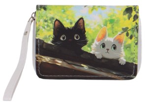 Кошелек из искусственной кожи «07-01-01» 12×1,5×9 см, зелёный