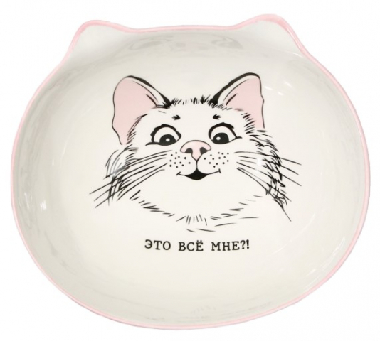 Тарелка керамическая Sima Land диаметр 13 см, 13×11×5,5 см, 300 мл, «Это все мне?»