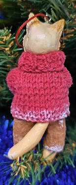 Игрушка ватная «Новогодний котик» (Пинчук М.Ю.), 9,5*4*4 см Игрушка ватная «Новогодний котик» (Пинчук М.Ю.), 9,5*4*4 см