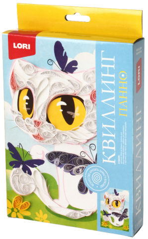 Набор для квиллинга «Панно-3D» Lori, «Кошечка», 8+ Набор для квиллинга «Панно-3D» Lori, «Кошечка», 8+