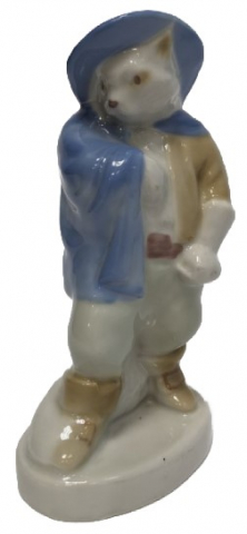 Фигурка «Кот в сапогах в голубом», 10*16,5 см