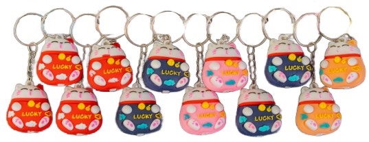 Брелок резиновый Sima-Land 4×3,3 см, «Котик удачи», ассорти Брелок резиновый Sima-Land 4×3,3 см, «Котик удачи», ассорти