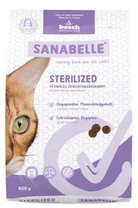 Корм сухой Bosch Sanabelle Sterilized (для стерилизованных кошек), 400 г Корм сухой Bosch Sanabelle Sterilized (для стерилизованных кошек), 400 г