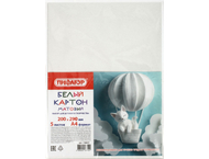 Картон белый односторонний А4 «Пифагор» Картон белый односторонний А4 «Пифагор»